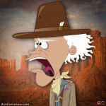 Doc Brown, from "Back to the Future 3"