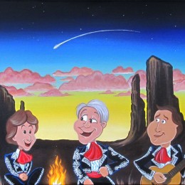 Blue Shadows on the Trail ( Three Amigos )