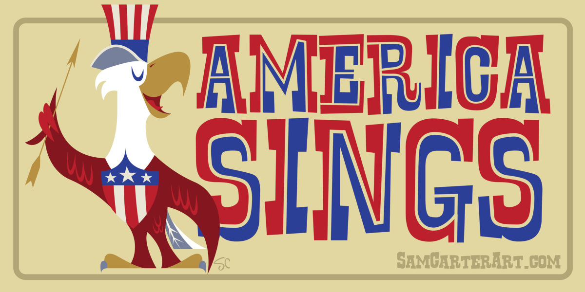 America Sings Sam Carter Art