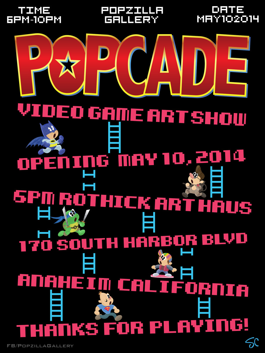 POPcade show poster